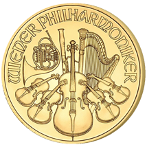 1/10 Unze Gold Philharmoniker 2013