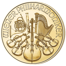 1/25 Unze Gold Wiener Philharmoniker 2025