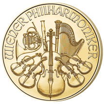 1/10 Unze Gold Wiener Philharmoniker 2025