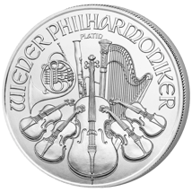 1 Unze Platin Wiener Philharmoniker 2026