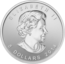 1 Unze Silber Birds of Prey Wanderfalke 2014