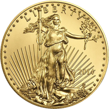 1/2 Unze Gold American Eagle 2014