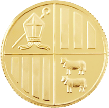 1/2 Unze Gold Andorra Eagle 2013