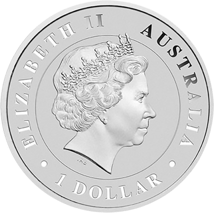 1 Unze Silber Salzwasser Krokodil 2014