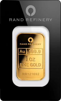 1 Unze Elefanten Goldbarren (Rand Refinery)