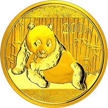 1/2 Unze Gold China Panda 2015