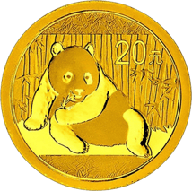 1/20 Unze Gold China Panda 2015