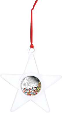 1/2 Unze Silber Disney Weihnachtsmünze (coloriert | PP)