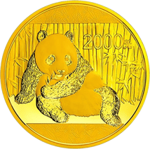5 Unze Gold China Panda 2015 (PP)