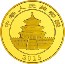 5 Unze Gold China Panda 2015 (PP)