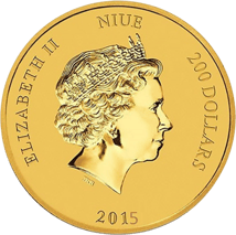 1 Unze Gold Niue Schildkröte 2015