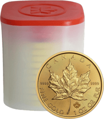 10 x 1 Unze Gold Maple Leaf 2016