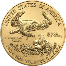 1/2 Unze Gold American Eagle 2016