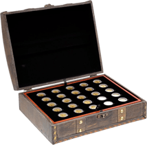 100 x 1/10 Unze Gold Wiener Philharmoniker 2018 (Schatztruhe)