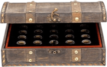 100 x 1/10 Unze Gold American Eagle (Inkl. Schatztruhe)