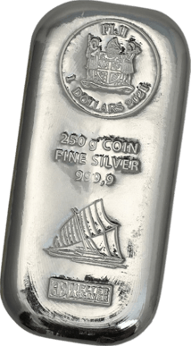 250g Silber Fiji Münzbarren (Argor Heraeus)