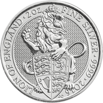 2 Unze Silbermünze Queen's Beasts Lion 2016