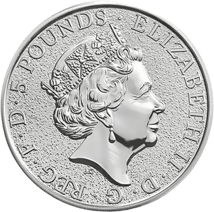 2 Unze Silbermünze Queen's Beasts Lion 2016