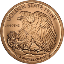 5 Unze Kupfermünze Walking Liberty