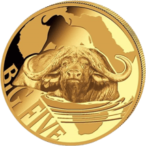 Big Five Gold Büffel Set 2016 PP (1/10, 1/4, 1/2, 1 Unze)