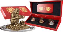 Full Dimension Set Jahr des Affen (Auflage: 1.888 Münzen)