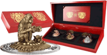 Full Dimension Set Jahr des Affen (Auflage: 1.888 Münzen)