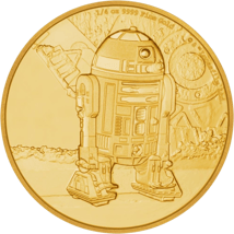 1/4 Unze Gold Star Wars R2-D2 2016 PP (Auflage: 1.000 Münzen)