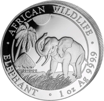1 Unze Silber Somalia Elefant 2017
