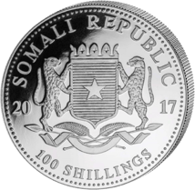 1 Unze Silber Somalia Elefant 2017