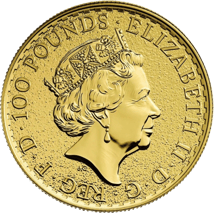 1 Unze Gold Lunar UK Hahn 2017