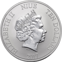 5 Unze Silber Niue Hawksbill Schildkröte 2017