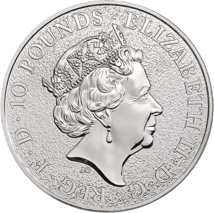 10 Unze Silbermünze Queen's Beasts Lion 2017