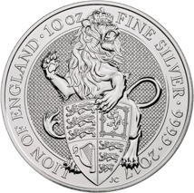 10 Unze Silbermünze Queen's Beasts Lion 2017