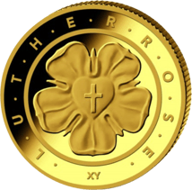 1/4 Unze Gold 50 Euro Lutherrose 2017 (Komplettsatz: A, D, F, G, J)