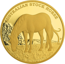 5 Unze Gold Stock Horse 2017 PP (Auflage: 99 | inkl. Box & Zertifikat)