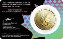 1 Unze Gold Voyageur 150 Jahre Kanada 2017 (Auflage: 15.000 | im Blister)