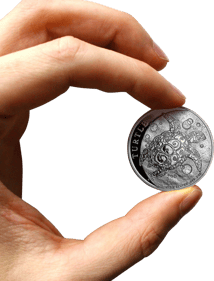 1 Unze Silber Niue Hawksbill Schildkröte 2018