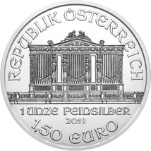 1 Unze Silber Wiener Philharmoniker 2018