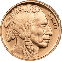 1 Unze Kupfermünze Indian Head