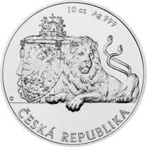 10 Unze Silber Tschechischer Löwe 2018 (Auflage: 400 | inkl. Etui)