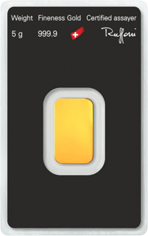 5g Goldbarren Argor Heraeus