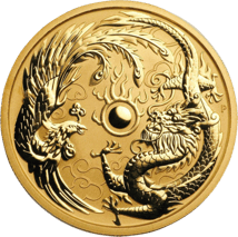 1 Unze Gold Drache & Phönix 2018 (Auflage: 5.000)
