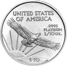 1/10 Unze Platin American Eagle