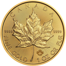 1 Unze Gold Maple Leaf 2019