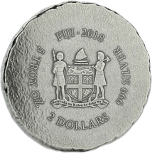 5 Unzen Silber Fiji Terracotta Army 2018 (Auflage: 10.000 | Stoffbeutel | Antik-Finish)