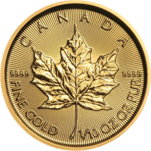 50 x 1/10 Unze Gold Maple Leaf 2019