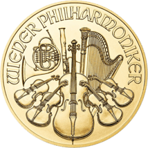 1/2 troy ounce Wiener Philharmoniker goud 2019