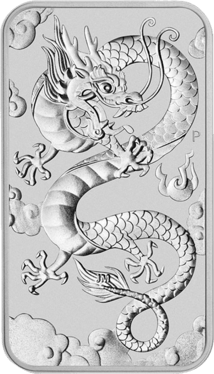 1 Unze Silber Münzbarren Drache 2019 (Auflage: 250.000)