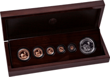 Krügerrand 6 Münzen Fractional Set 2019 PP (Auflage: 500)