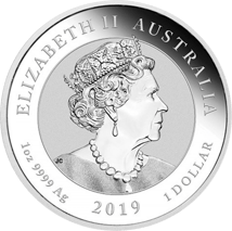 1 Unze Silber 50 Jahre Mondlandung (Auflage: 50.000 | Perth Mint)